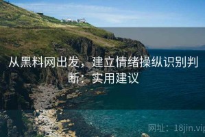 从黑料网出发，建立情绪操纵识别判断：实用建议