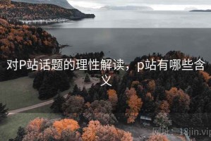 对P站话题的理性解读，p站有哪些含义