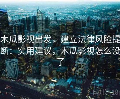 从木瓜影视出发，建立法律风险提示判断：实用建议，木瓜影视怎么没有了