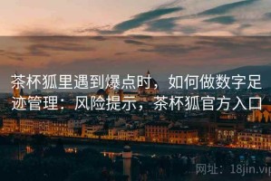 茶杯狐里遇到爆点时，如何做数字足迹管理：风险提示，茶杯狐官方入口