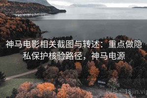 神马电影相关截图与转述：重点做隐私保护核验路径，神马电源