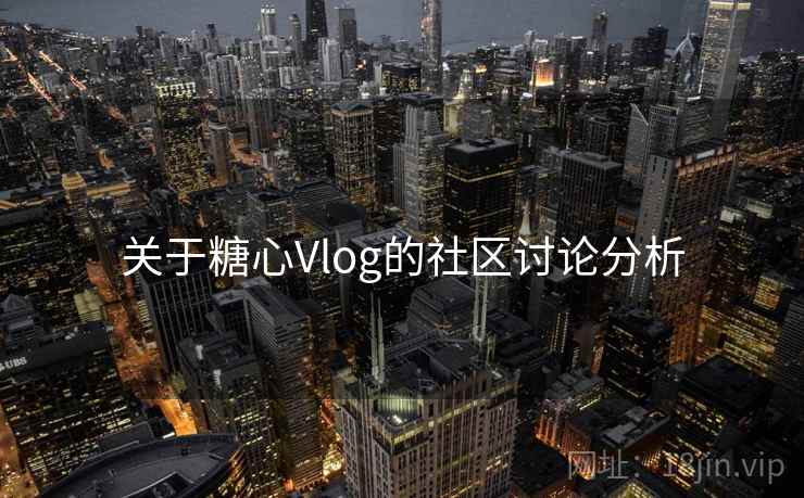 关于糖心Vlog的社区讨论分析