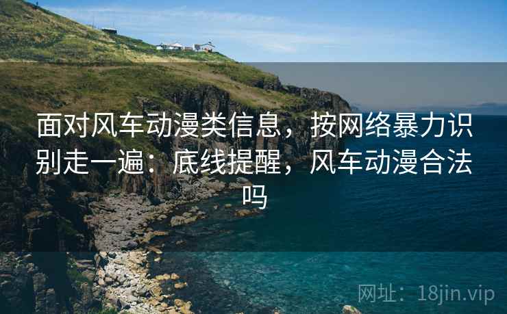 面对风车动漫类信息，按网络暴力识别走一遍：底线提醒，风车动漫合法吗