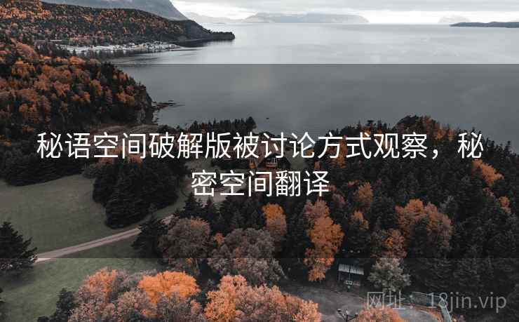 秘语空间破解版被讨论方式观察，秘密空间翻译