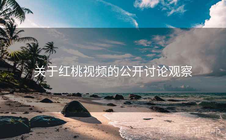 关于红桃视频的公开讨论观察