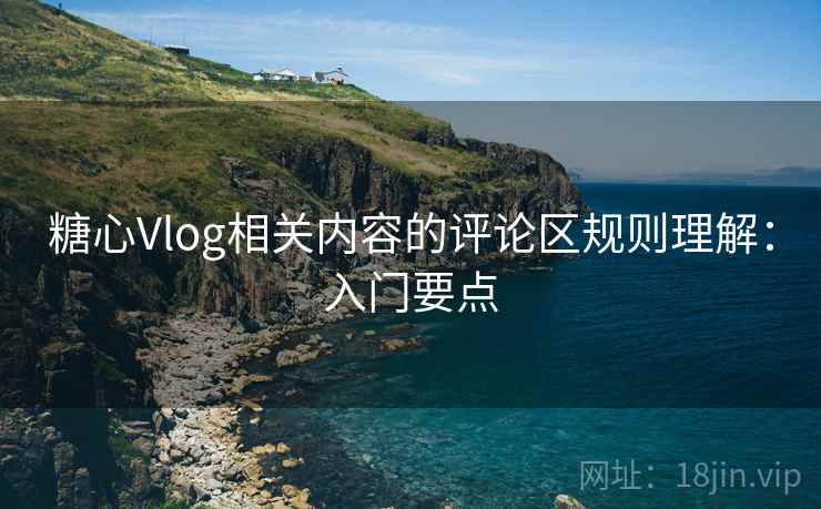 糖心Vlog相关内容的评论区规则理解:入门要点 糖心Vlog相关内容的评论区规则理解:入门要点