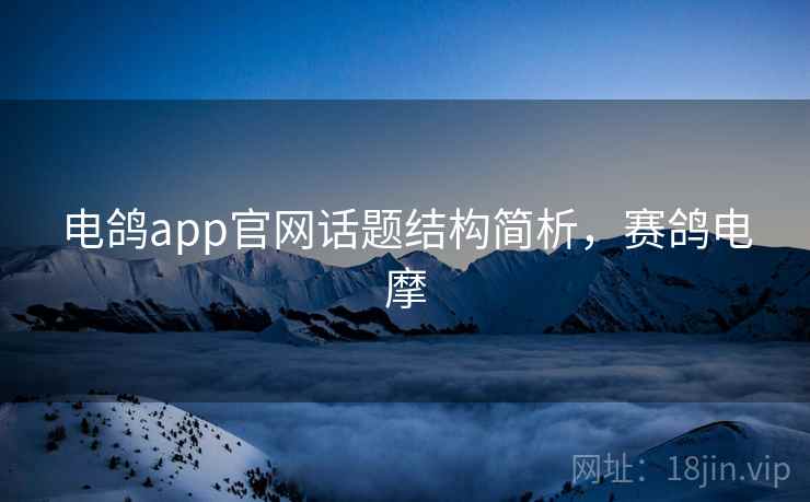 电鸽app官网话题结构简析，赛鸽电摩