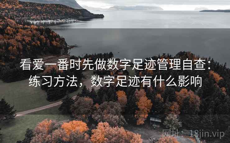 看爱一番时先做数字足迹管理自查：练习方法，数字足迹有什么影响